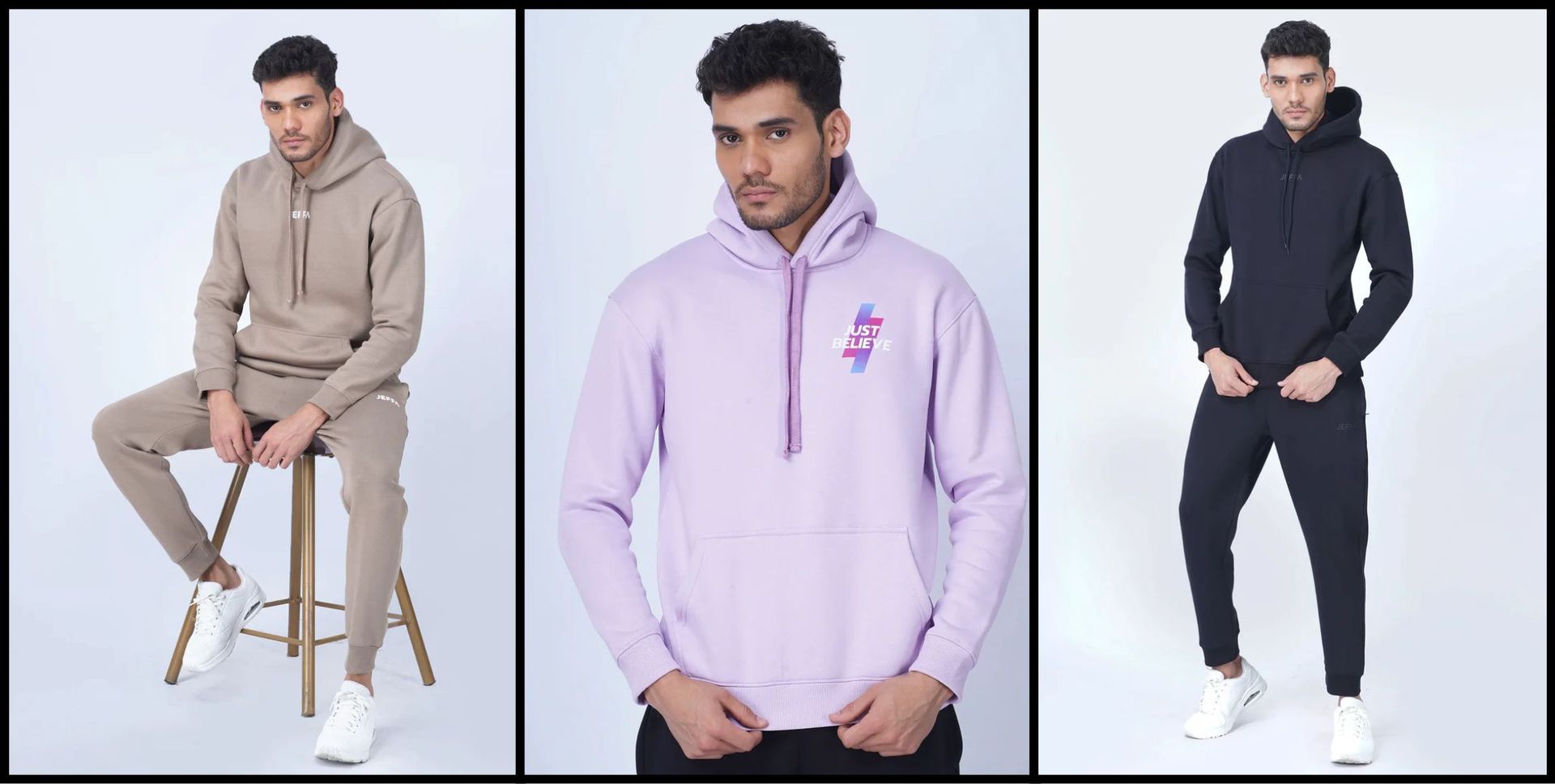 Collection of oversized gym hoodies